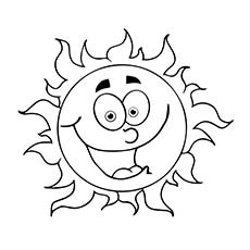 230x230 Sun Coloring Pages