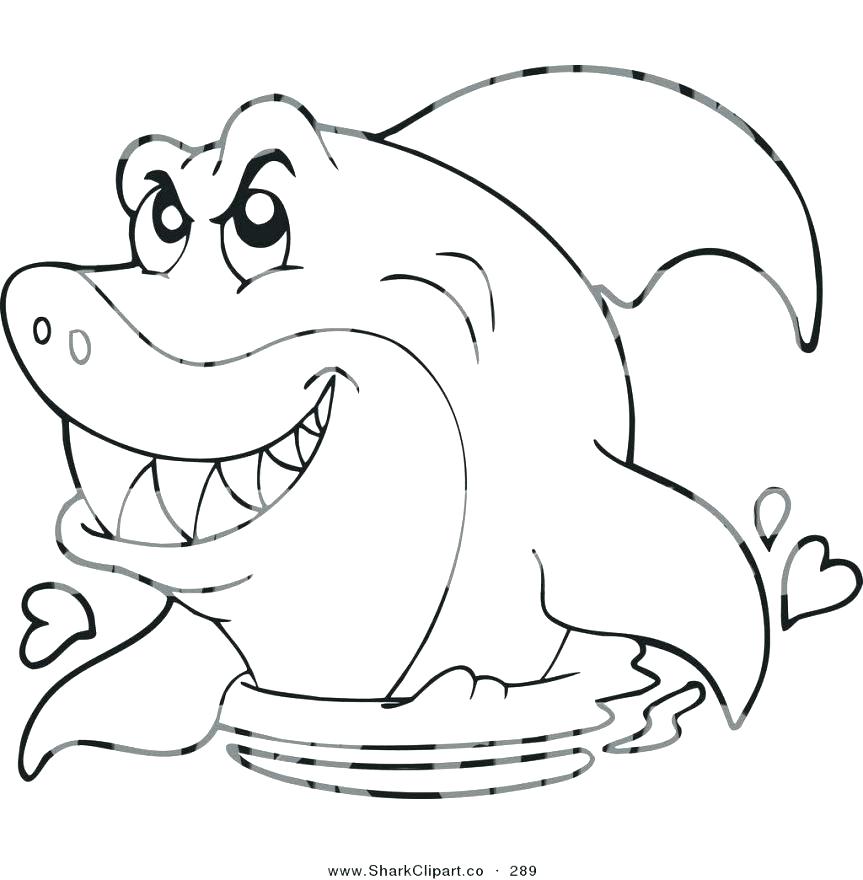 863x880 Shark Coloring Pages To Print Coloring Page Of Shark Coloring Page