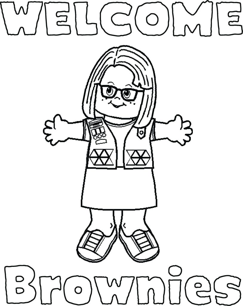 814x1024 Unique Girl Scout Law Coloring Pages