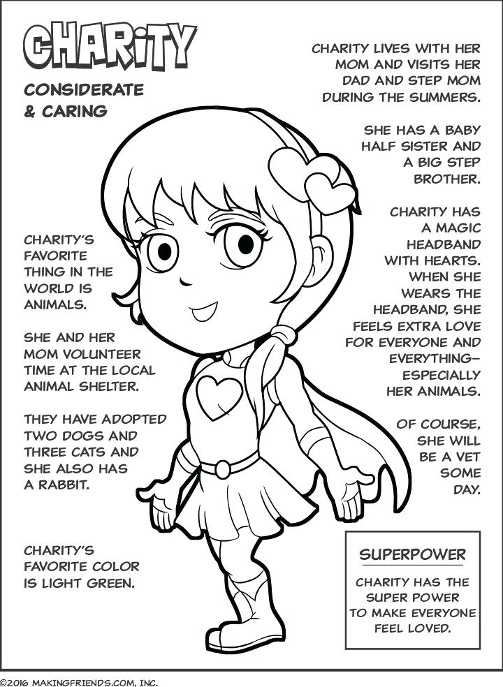 720x984 Charity Coloring Pages Girl Scout Law Coloring Pages Let Girl