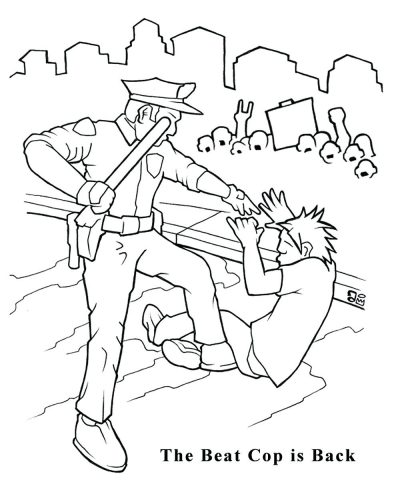 400x500 Coloring Pages Police Coloring Pages Click The Motorcycle