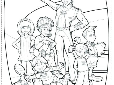 440x330 Lazy Town Coloring Pages Town Coloring Page Is Coming To Town