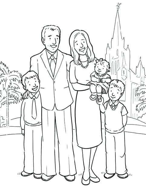 483x622 Lds Coloring Pages Family Family Clip Art Cute Coloring Pages Lds
