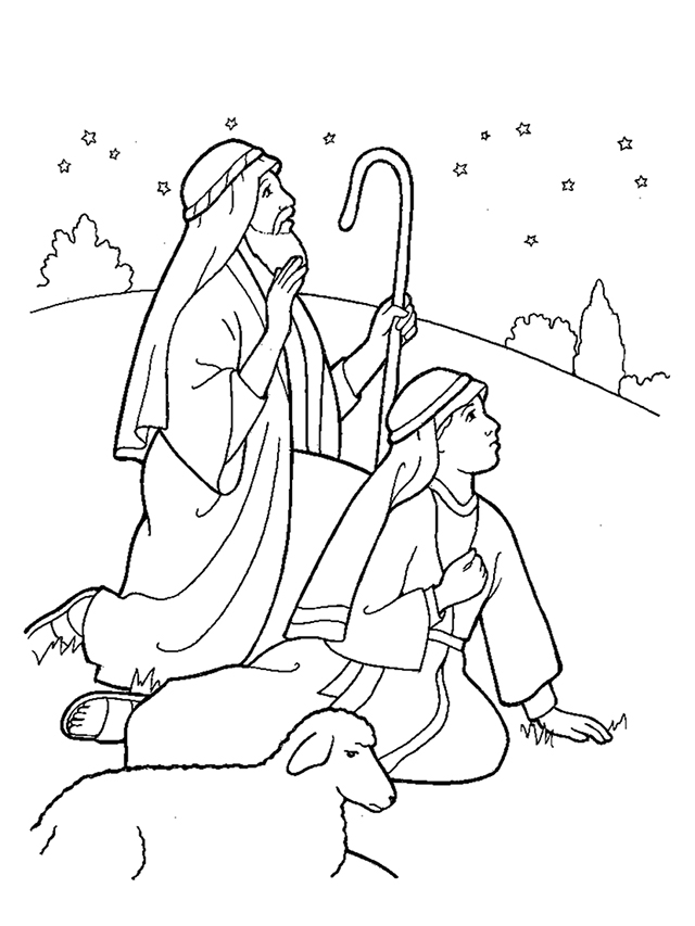 640x853 Nativity Shepherds