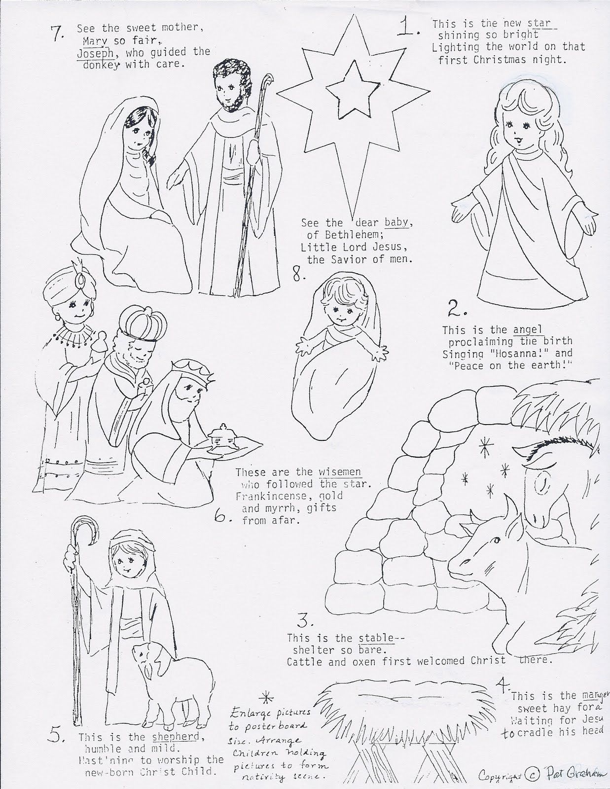 1237x1600 Nativity Pictures She Suggests Enlarging Them To Poster Board
