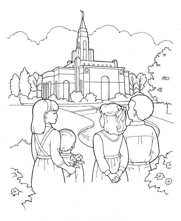728x891 Mormon Coloring Pages Com With Primary Designs