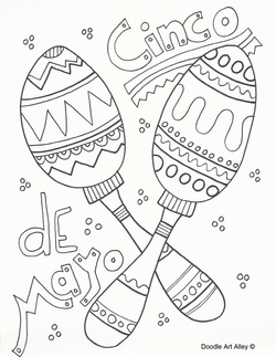 250x323 Cinco De Mayo Coloring Page Free Download Teen Leadership