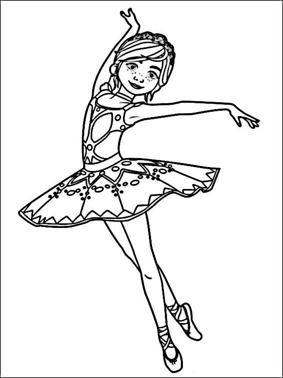568x758 Leap! Coloring Pages Danceclass Ballerina