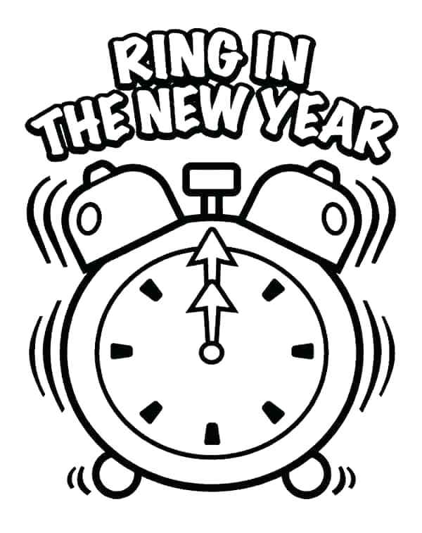600x757 Happy New Years Coloring Pages X Happy Leap Day Coloring Page