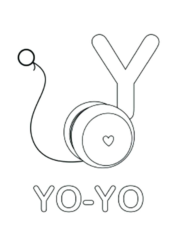 600x807 Letter Y Coloring Pages Learning For Letter Y Coloring Page Bulk