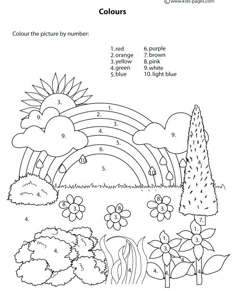 Learning Colors Coloring Pages at GetDrawings | Free download