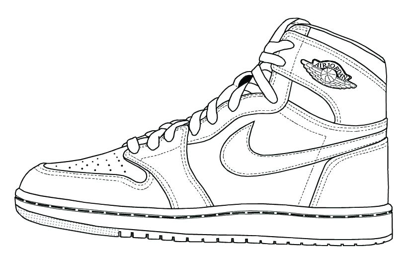 819x519 Shoes Coloring Page Shoes Coloring Page Fan Picture Shoes Coloring