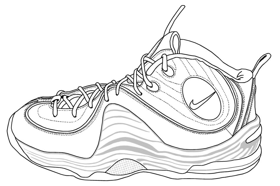 950x630 Lebron Shoes Coloring Sheets Coloring Pages, Lebron Coloring