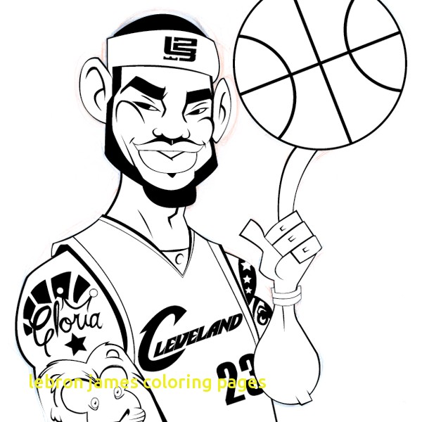600x600 Lebron James Coloring Pages With Nike Lebron James Shoes Coloring
