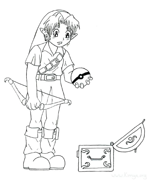 607x734 How Draw Zelda Also The Legend Of Coloring Sheets