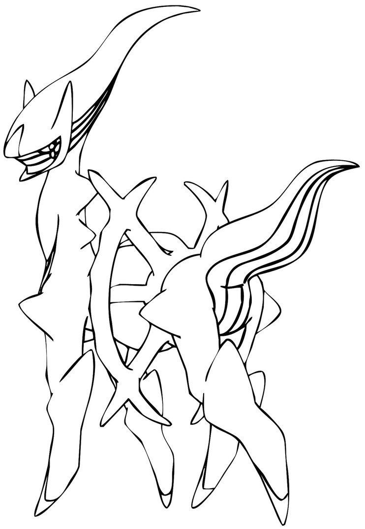 742x1076 Fascinating Legendary Pokemon Colouring Pages