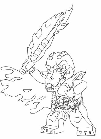 351x480 Legends Of Chima Coloring Page Free Download