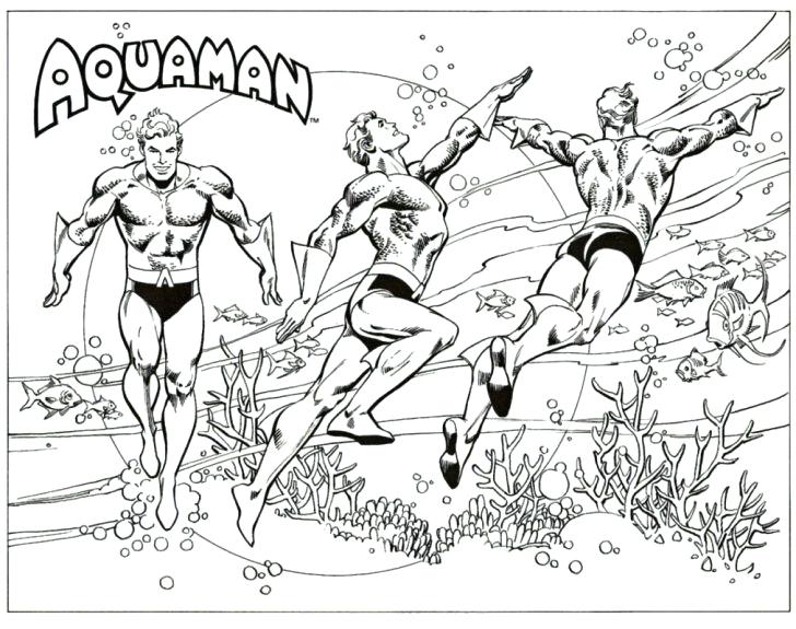 728x575 Coloring Pages How To Draw Aquaman Lego