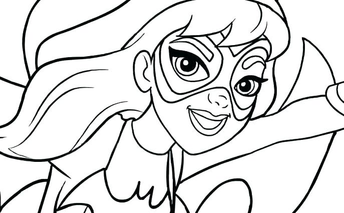 687x425 Batgirl Coloring Page X Lego Batgirl Colouring Pages