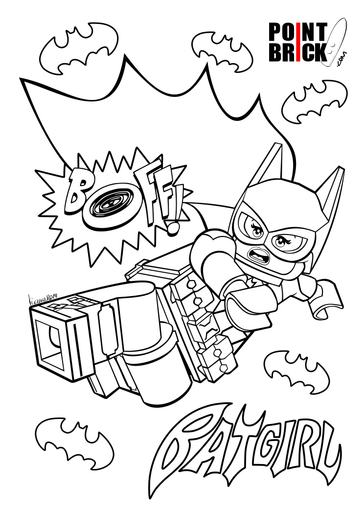 744x1052 Lego Batgirl Coloring Pages
