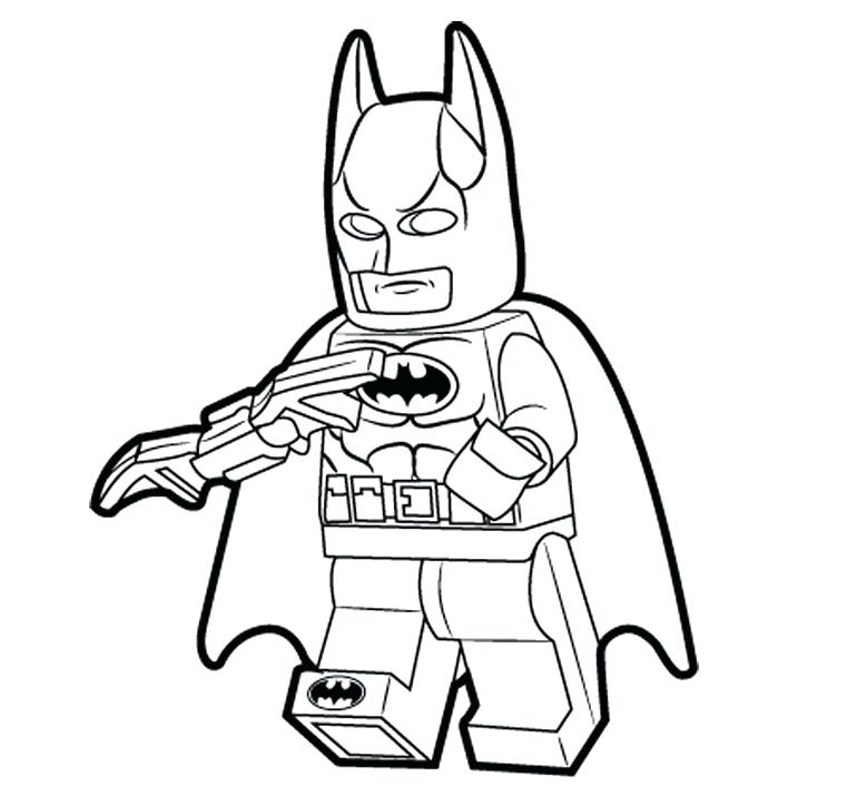 761x715 Lego Batman Coloring Pages Victormiller Co Within Plan