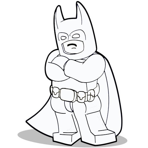 500x500 Lego Batman Coloring Pages Coloring Pages To Print