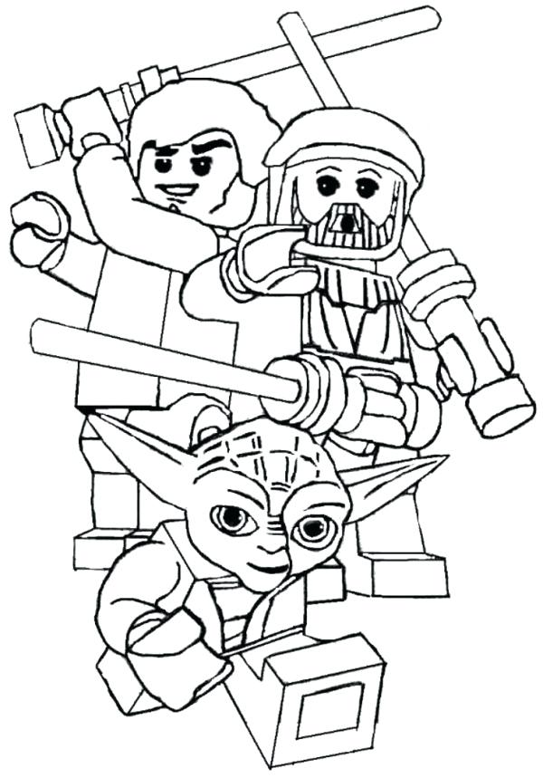 600x859 Lego Block Coloring Pages To Print Interesting Ideas Free