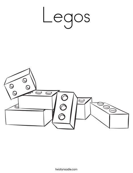 468x605 Legos Coloring Page