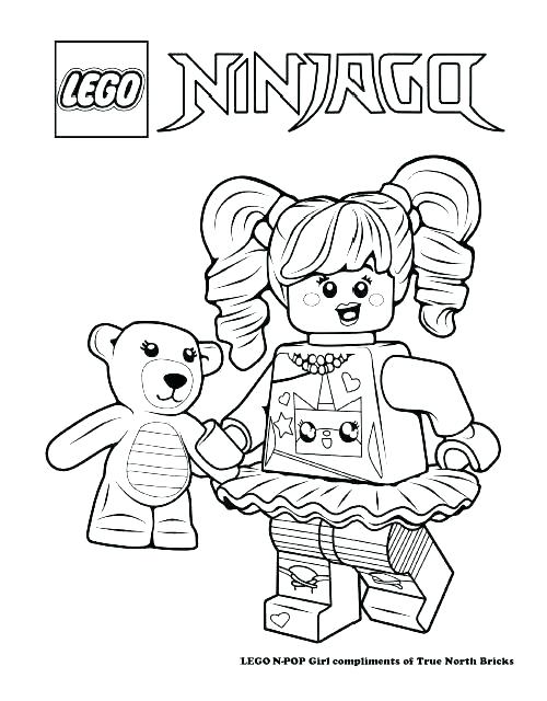 500x640 Lego Brick Coloring Page