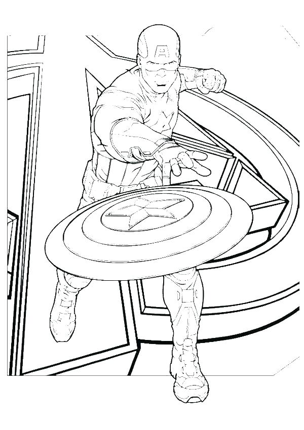 600x850 Captian America Coloring Pages Captain Coloring Pages Avengers