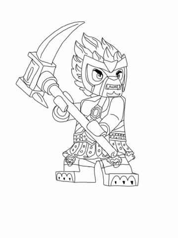 360x480 Lego Chima Coloring Page Birthday Party Ideas Lego