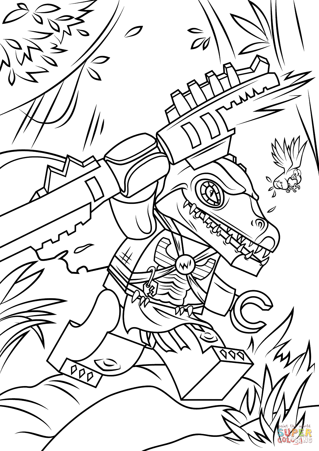 1060x1500 Lego Chima Cragger Coloring Page Free Printable Coloring Pages