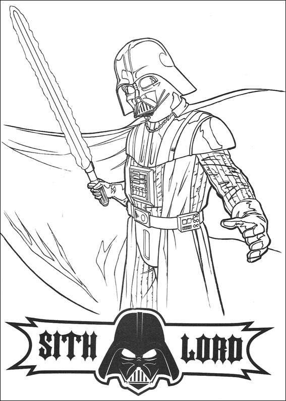 567x794 Star Wars Coloring Pages For Christmas