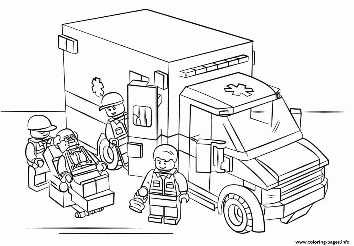 1186x824 Lego City Coloring Pages Free Printable With Lego City Olegratiy