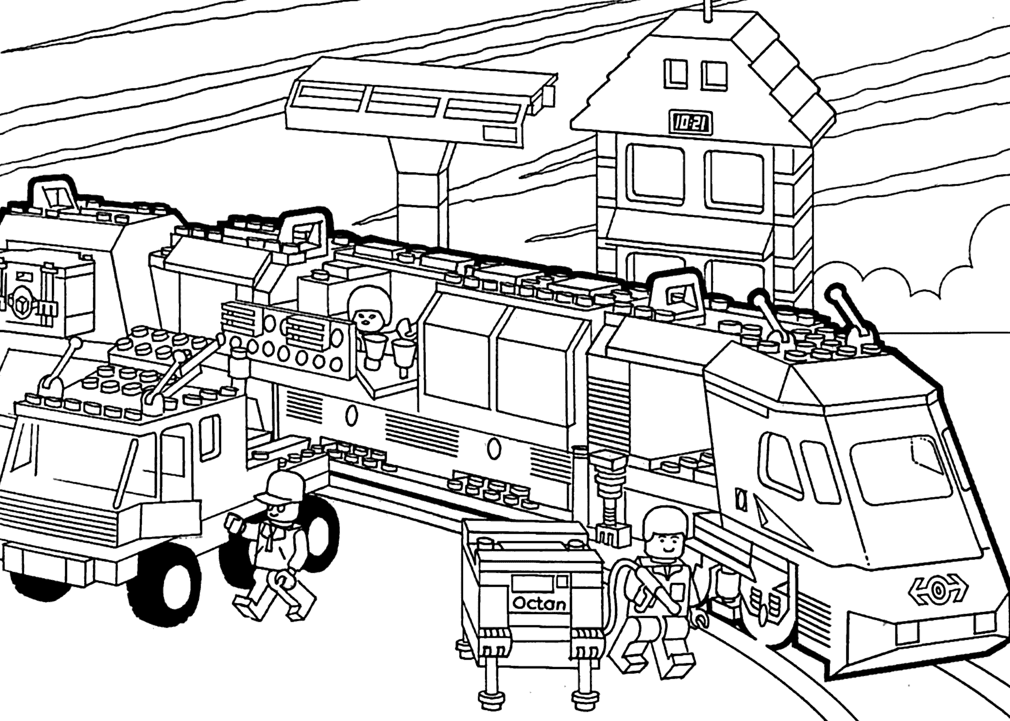 2079x1483 Unique Lego City Coloring Pages Collection Free Coloring Pages