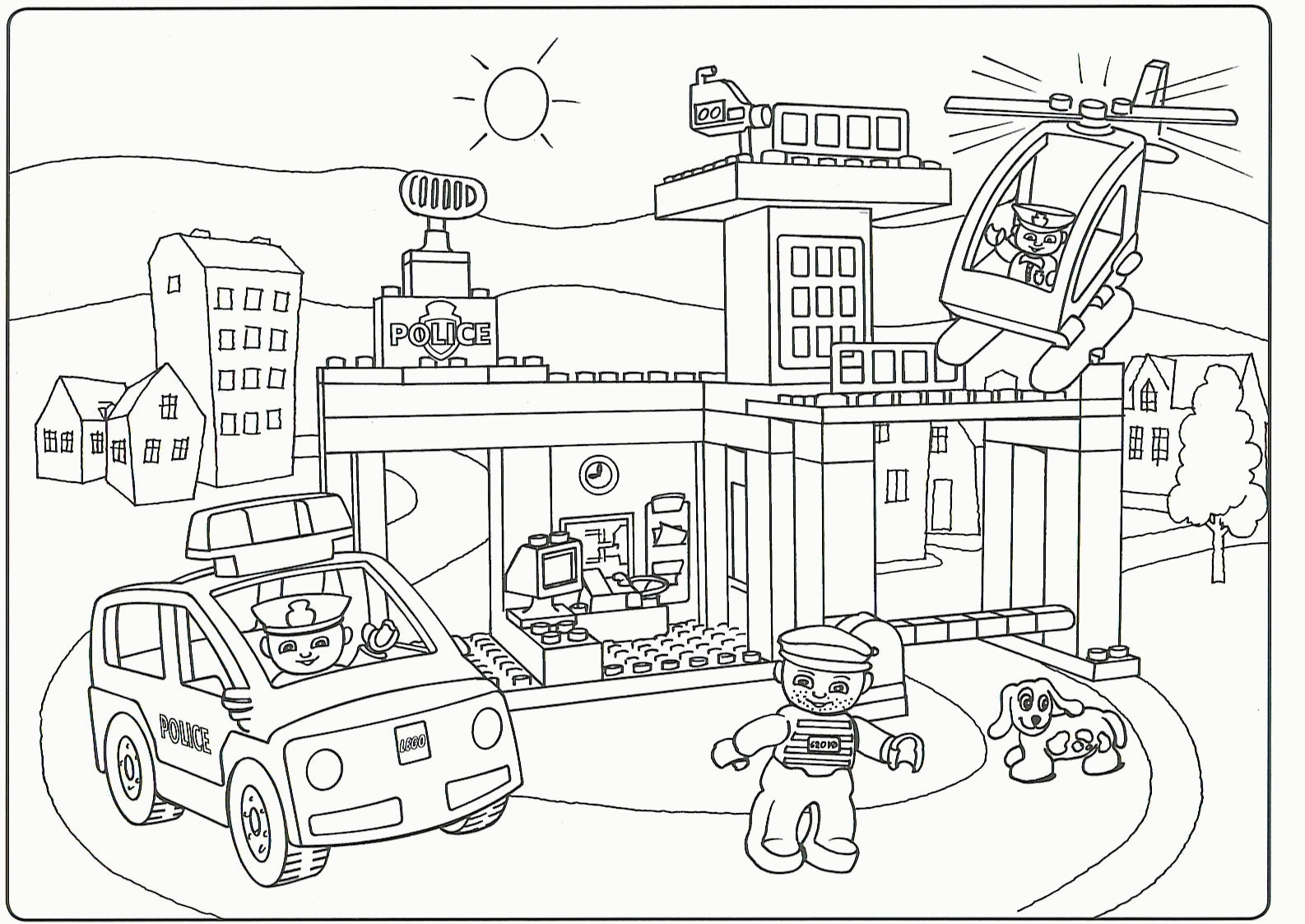 lego city undercover coloring pages at getdrawings  free