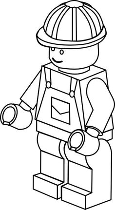 236x431 Free Lego Printable Mini Figure Coloring Pages