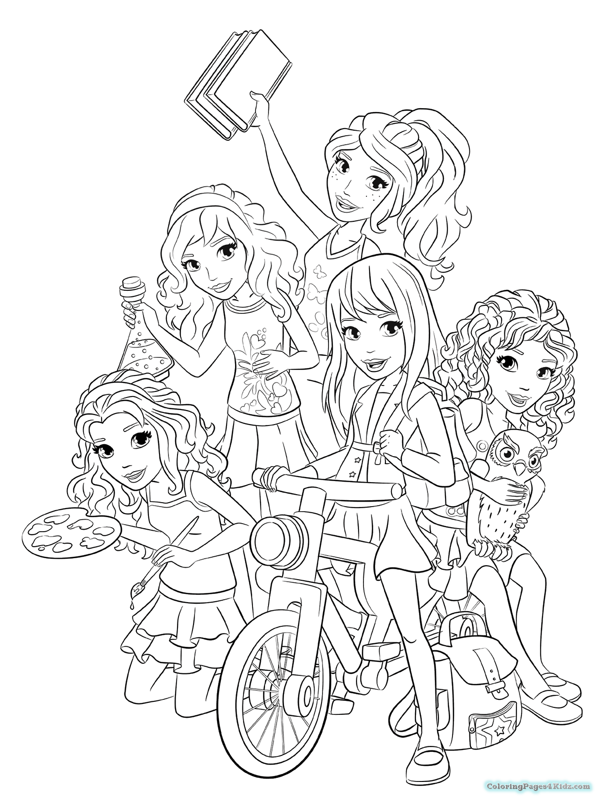 1200x1600 Lego Friends Coloring Pages And Girls And Livi Coloring Pages