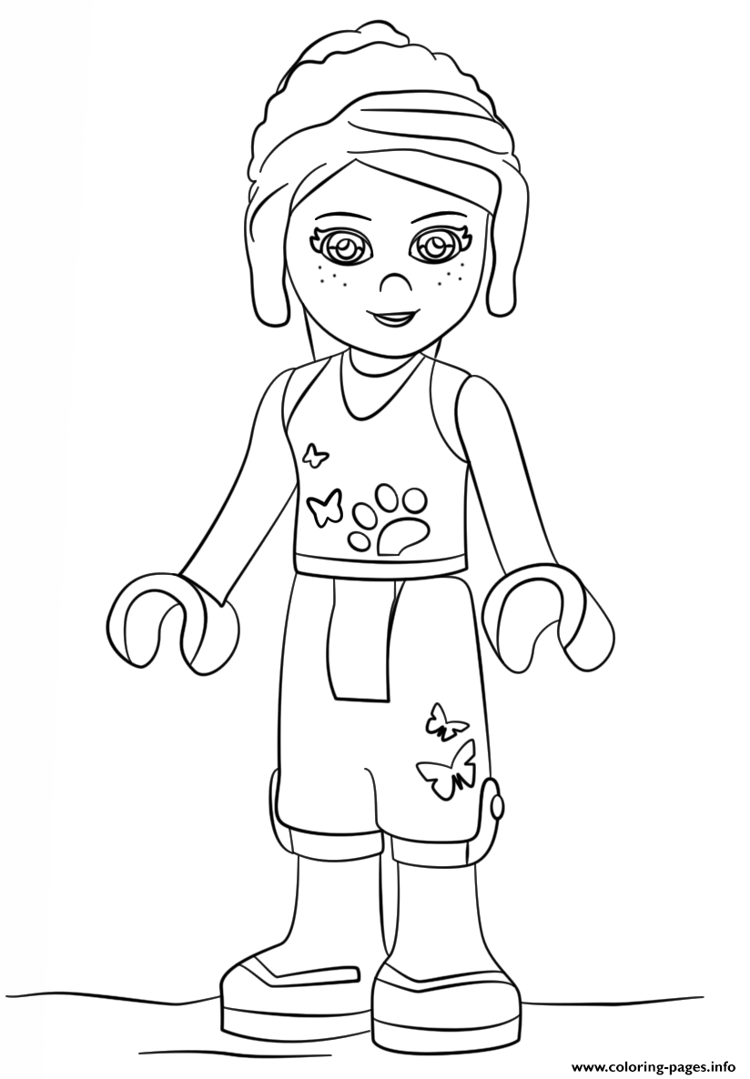824x1186 Lego Friends Mia Girls Coloring Pages Printable