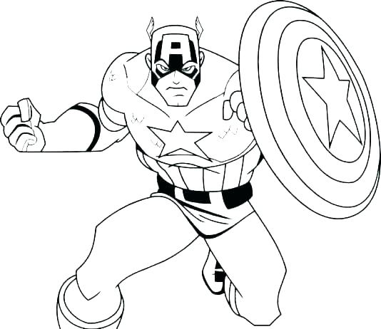 534x462 Printable Coloring Pages Superheroes Super Heroes Color Pages