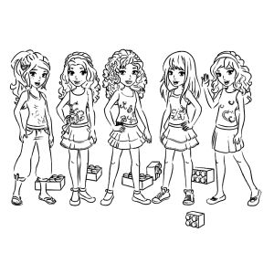 300x300 Coloring Pages Of Lego Friends Lego Friends Images Cute