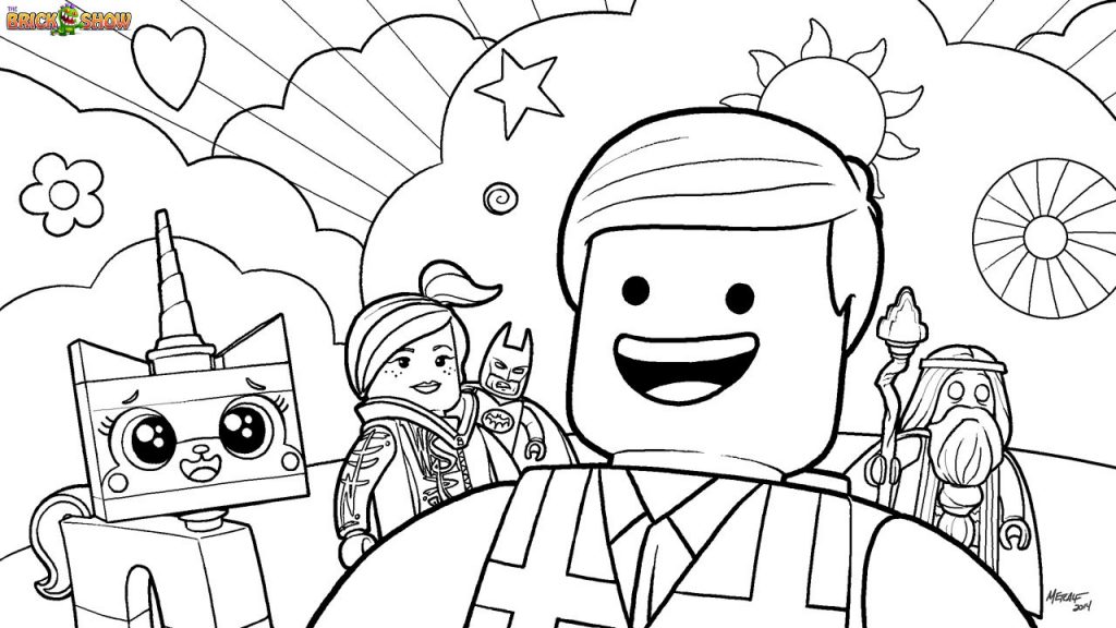 1024x576 Lego Coloring Pages Free
