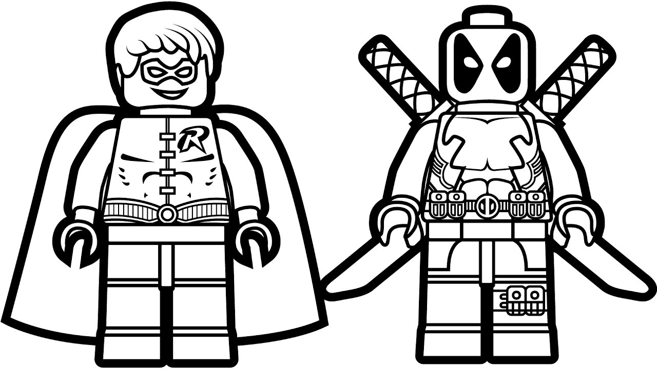 1280x720 Lego Coloring Sheets Printable
