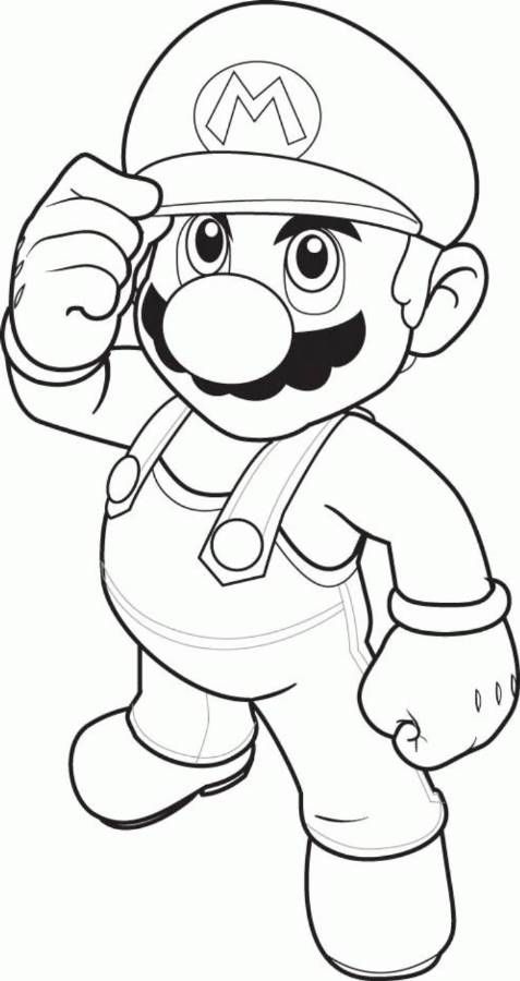 477x900 Download And Print Mario Coloring Pages To Print All The Marios