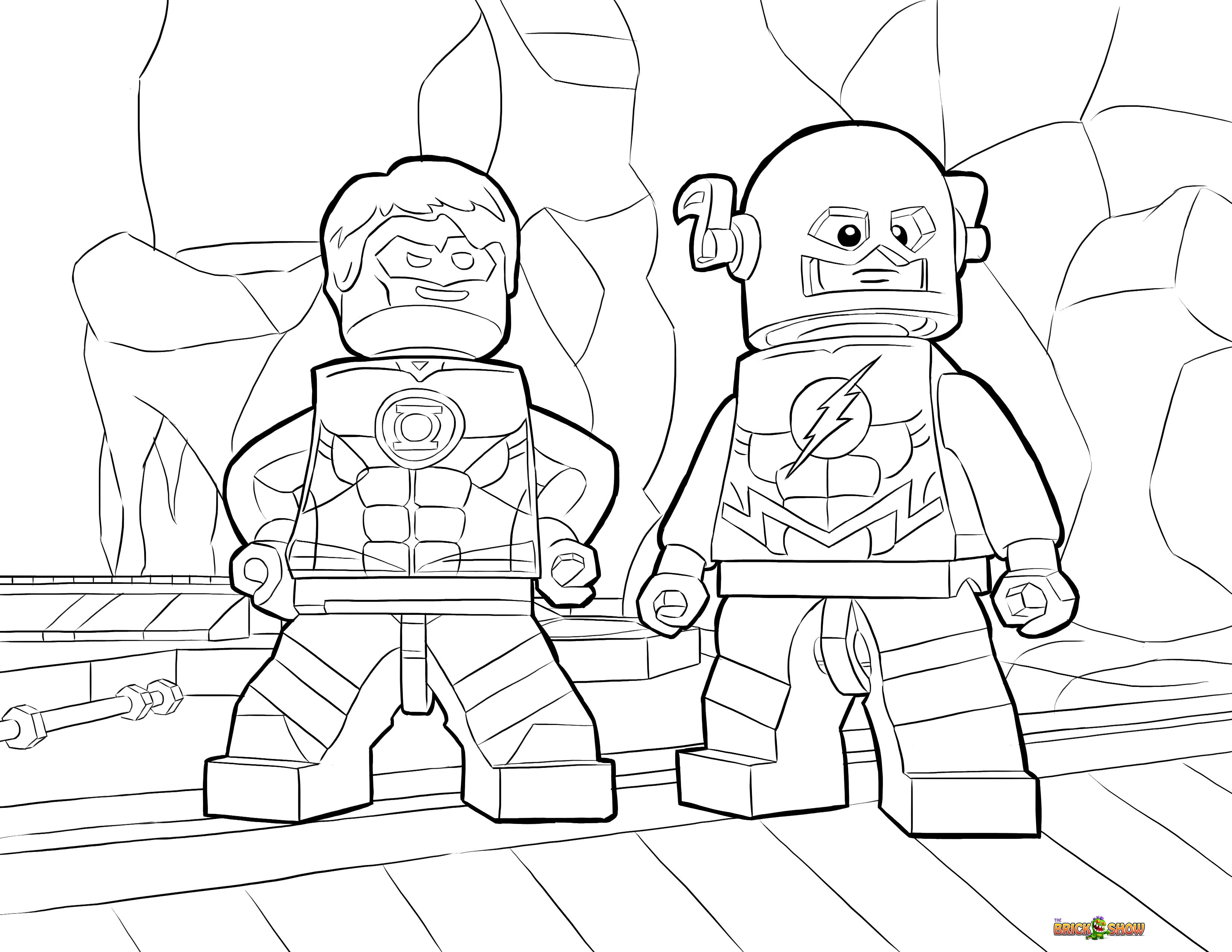 3300x2550 Lego Batman Beyond Gotham Coloring Pages The Brick Fan