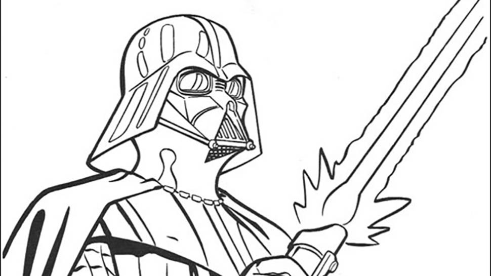 970x545 Star Wars Coloring Pages Darth Vader Coloring Page Starwars Pages