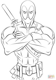 236x339 Lego Deadpool Coloring Page From Lego Super Heroes Category