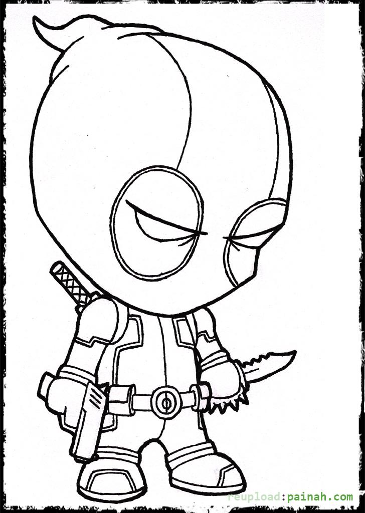728x1024 Deadpool Coloring Pages Kid's Table Deadpool