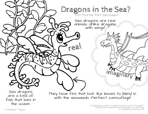 490x378 Ninjago Dragon Coloring Pages Sea Dragon Coloring Pages The Misfit