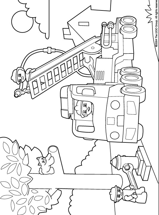 533x720 Coloring Page Lego Duplo